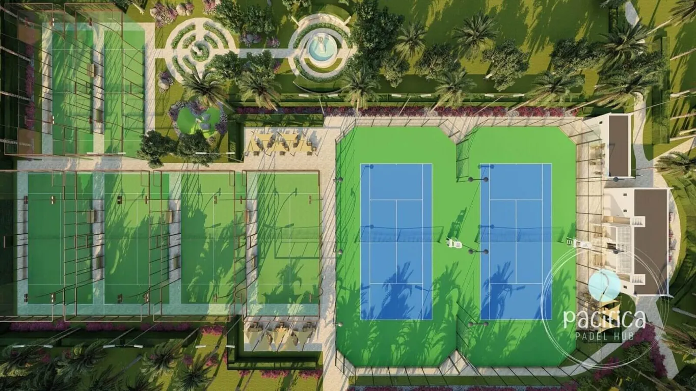 Tennis court built by Pacifica