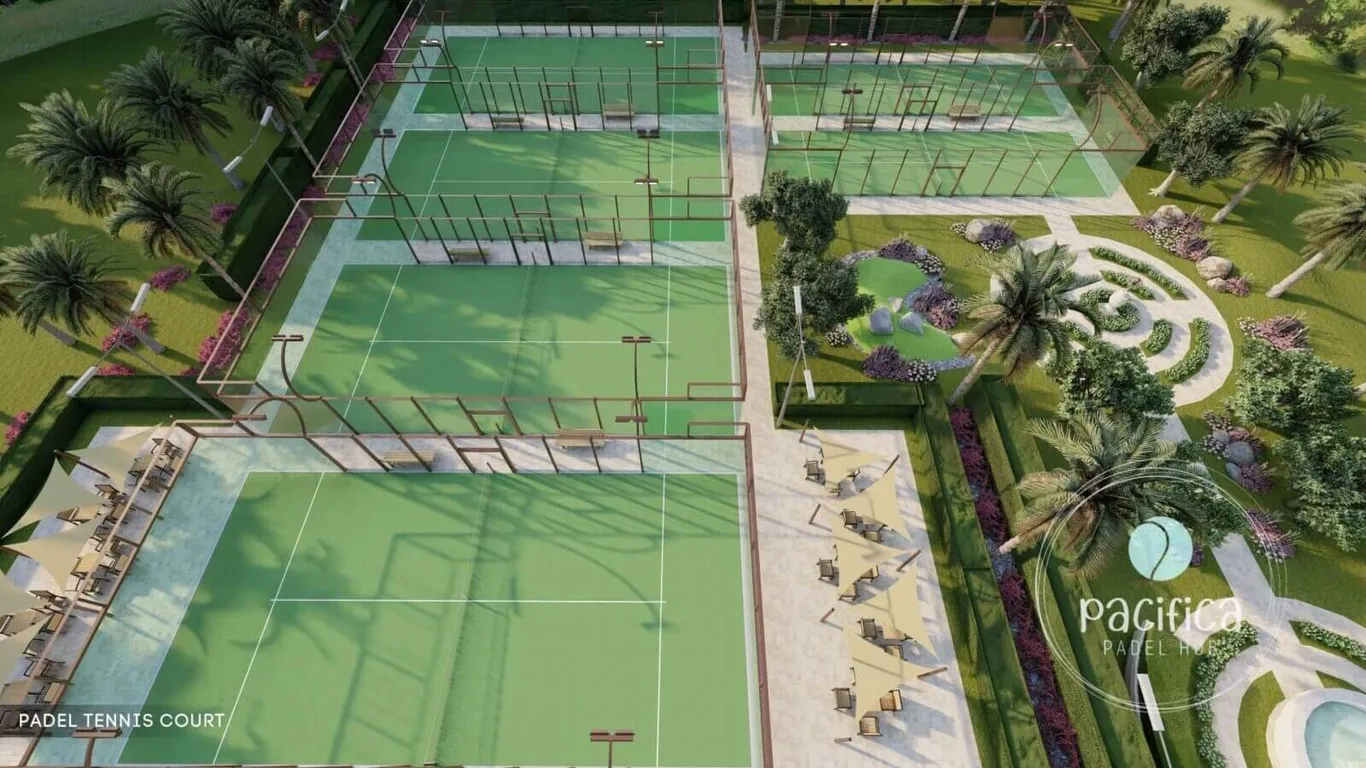 Padel court construction