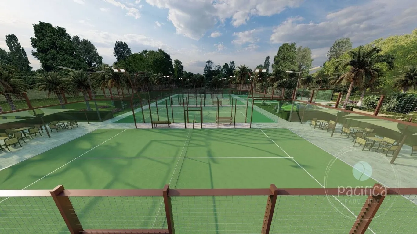 Play padel court video